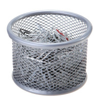 Kubek siatkowy średni srebrny NET